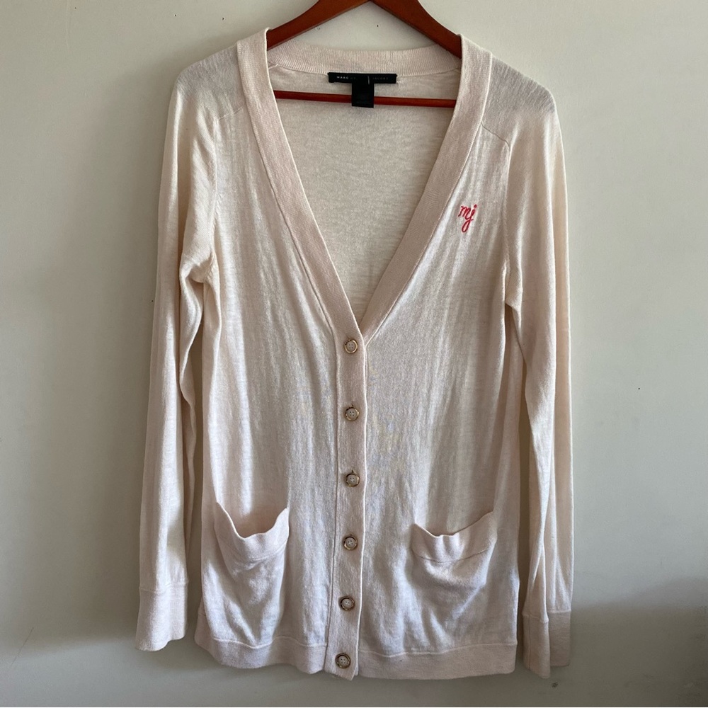 Marc by Marc Jacobs Cream Cardigan